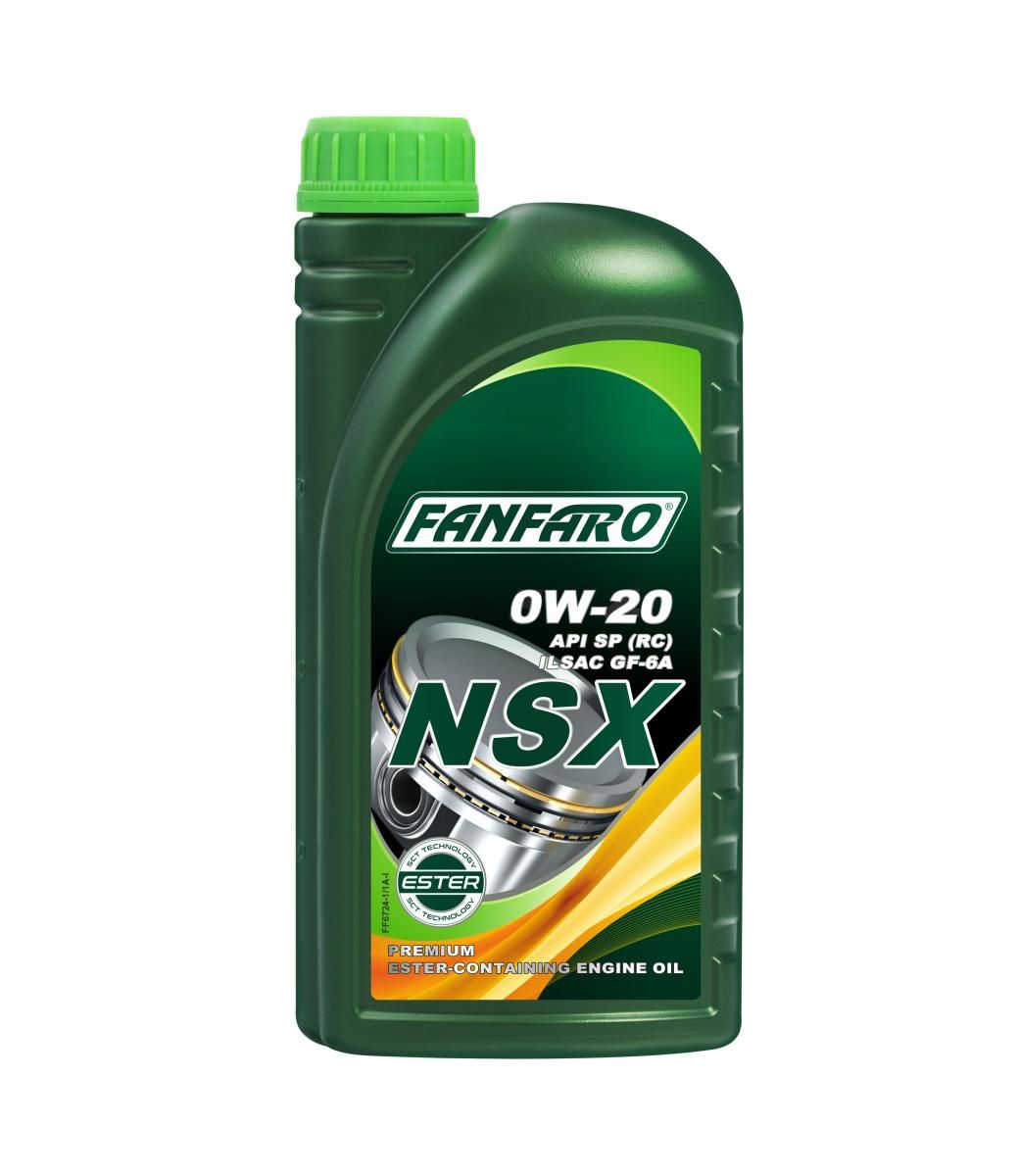 E-shop MANNOL Motorový olej 0W-20 Fanfaro NSX FF6724-1, 1L