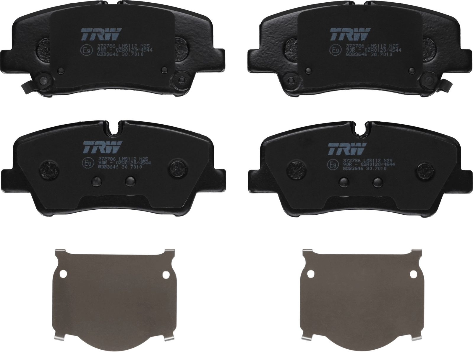 set placute frana,frana disc TRW GDB3646