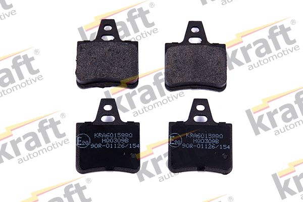 Zestaw klocków hamulcowych, hamulce tarczowe KRAFT AUTOMOTIVE 6015990