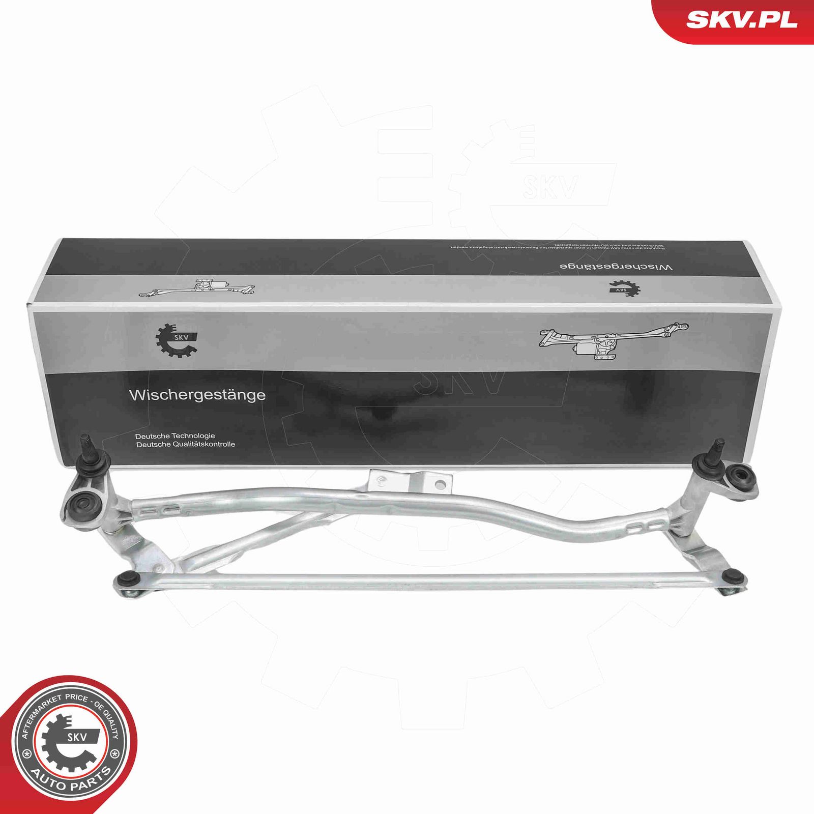 Система тяг и рычагов привода стеклоочистителя