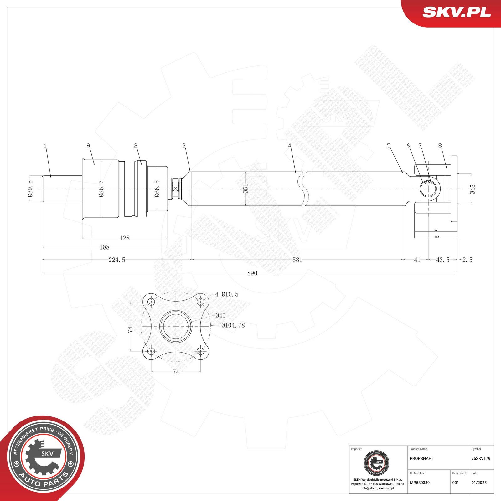 ESEN SKV 76SKV179