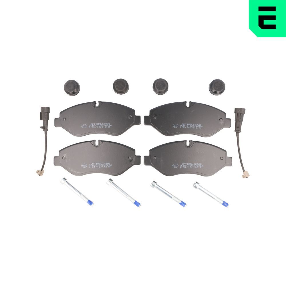 set placute frana,frana disc OPTIMAL BP-12302