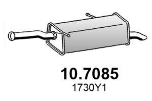 Tłumik końcowy ASSO 10.7085