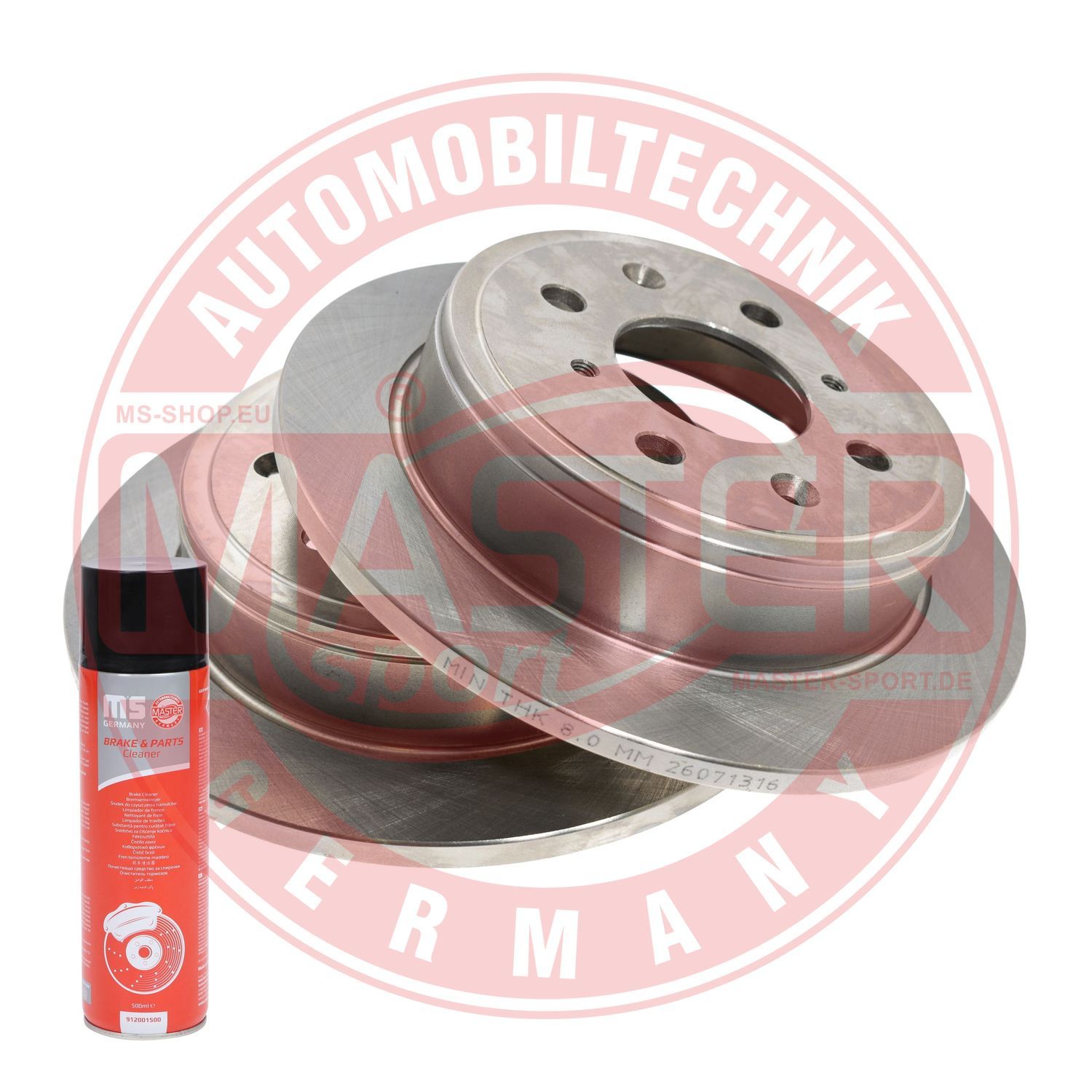 Tarcza hamulcowa MASTER-SPORT GERMANY 24011002121-SET-MSP