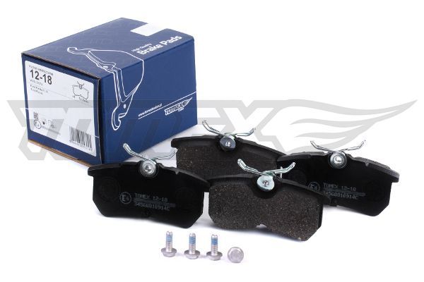 Levně Sada brzdových destiček, kotoučová brzda TOMEX Brakes 12-18