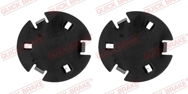 Folia tłumiąca dźwięki, klocek hamulcowy (tylna płytka) QUICK BRAKE W1244