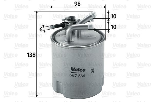 Palivový filter VALEO 587564