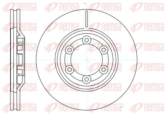 Tarcza hamulcowa REMSA 61193.10