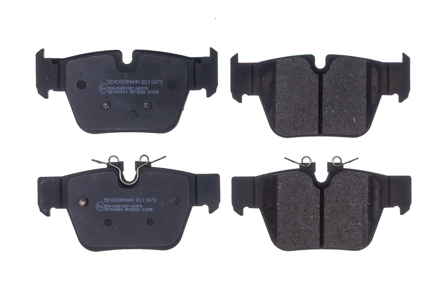 set placute frana,frana disc DENCKERMANN B111673