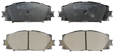Sada brzdových destiček, kotoučová brzda DENCKERMANN B110980