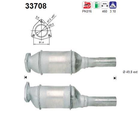Katalizator AS 6K0131701G