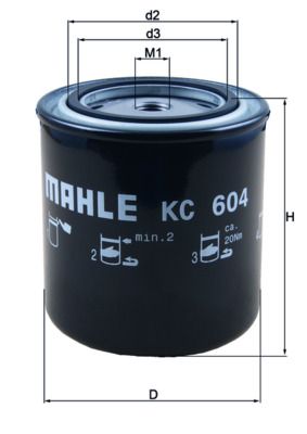 Palivový filtr KNECHT KC 604