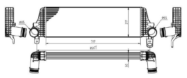 Intercooler, compresor MTR 13054774