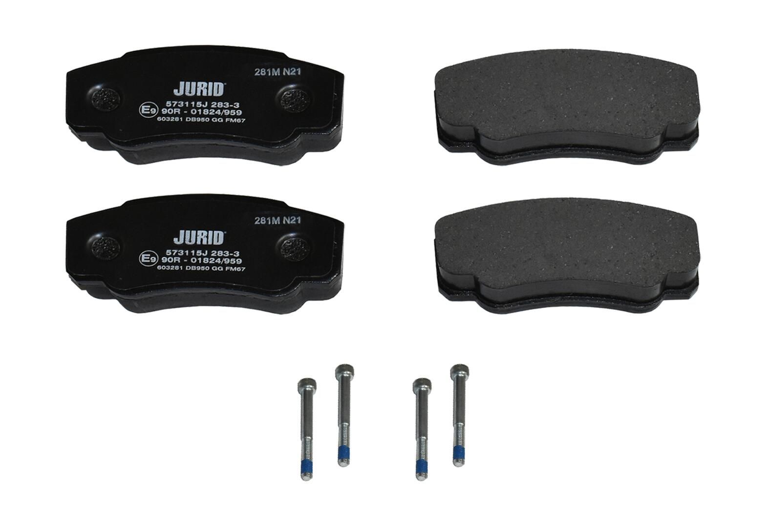 Комплект тормозных колодок, дисковый тормоз