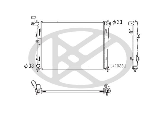 Radiator, racire motor KOYORAD PL812454
