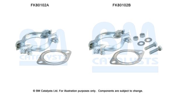 Zestaw montażowy, katalizator BM CATALYSTS FK80102