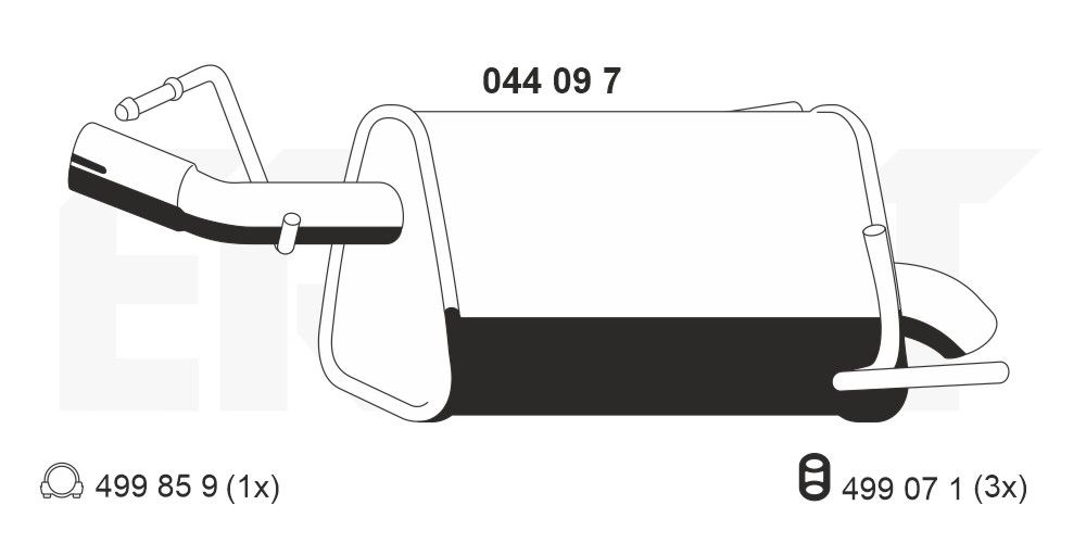 Toba esapament finala ERNST 044097