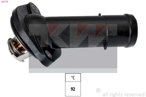 Termostat, chladivo KW 580 779