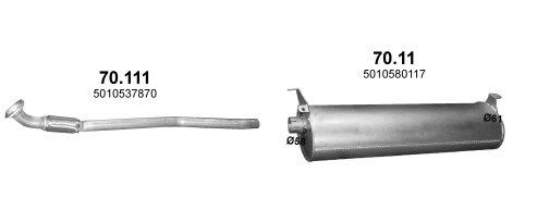 Układ wydechowy POLMO POLMO06776