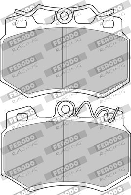Zestaw klocków hamulcowych, hamulce tarczowe FERODO RACING FCP434H