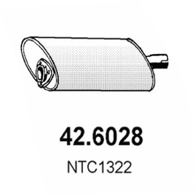 Tłumik środkowy ASSO 42.6028