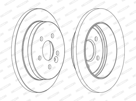 Tarcza hamulcowa FERODO DDF1037C