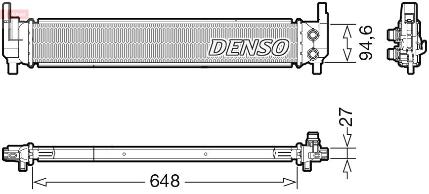Chladič, chlazení motoru DENSO DRM02042