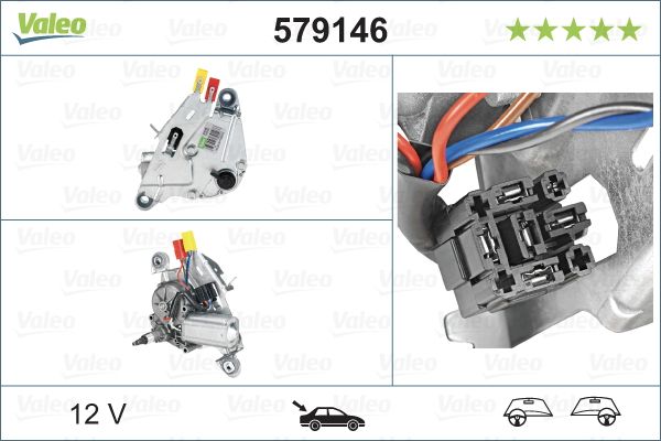 Silnik wycieraczek VALEO 579146