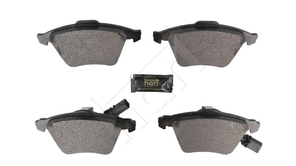Zestaw klocków hamulcowych, hamulce tarczowe HART 261 850