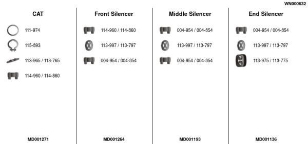 Układ wydechowy FA1 WN000632