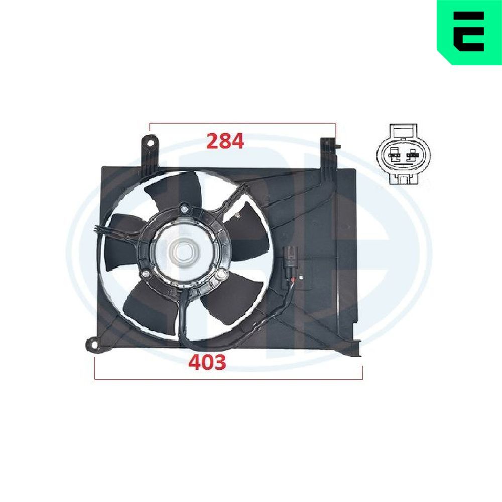 Ventilator, radiator ERA 352105