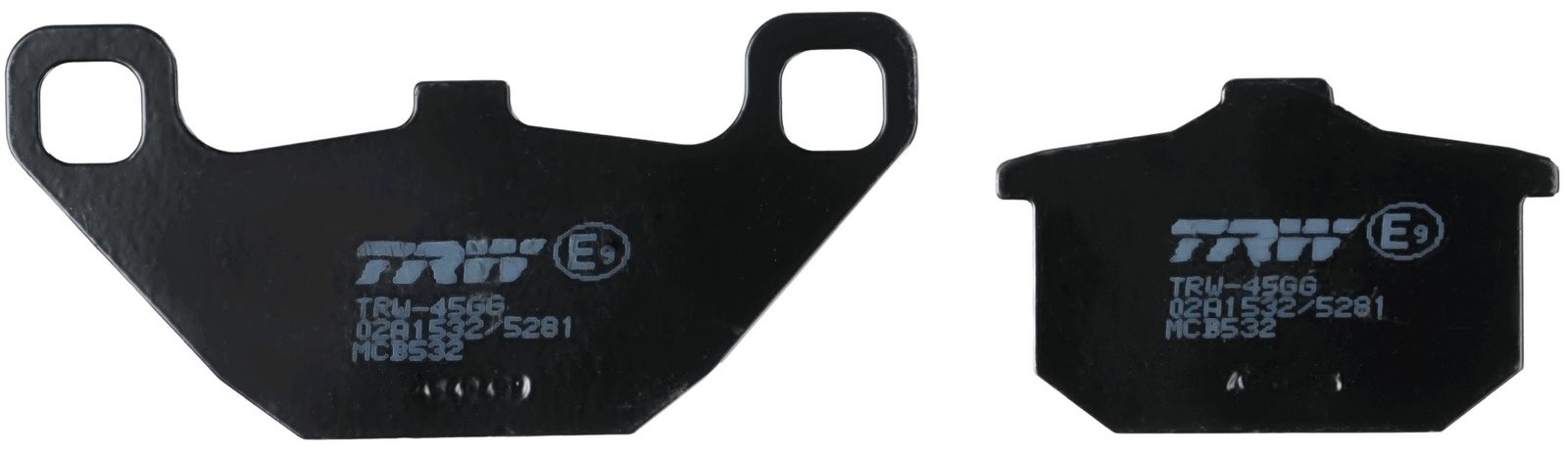 set placute frana,frana disc TRW Organic Allround MCB532