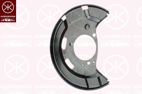 Panel rozbryzgiwujący, tarcza hamulcowa KLOKKERHOLM 5053377