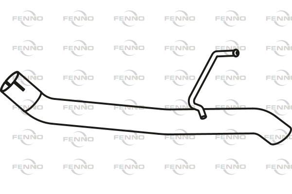 Rura wydechowa FENNO P23016