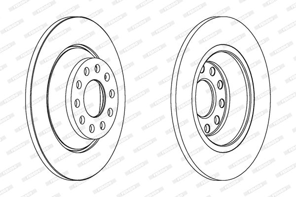 Tarcza hamulcowa FERODO DDF1307