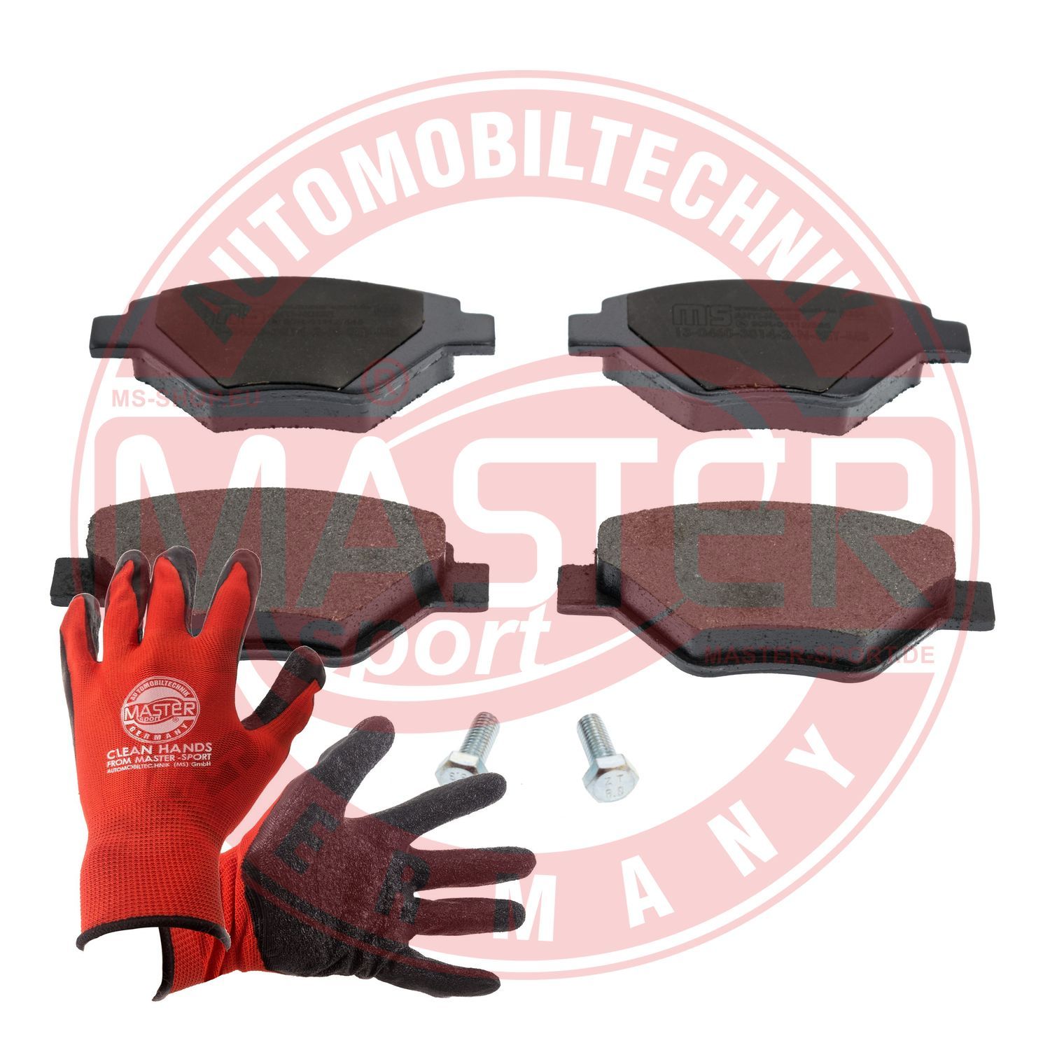 Zestaw klocków hamulcowych, hamulce tarczowe MASTER-SPORT GERMANY 13046038142N-SET-MSP
