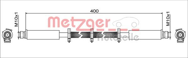 Furtun frana METZGER 4111748