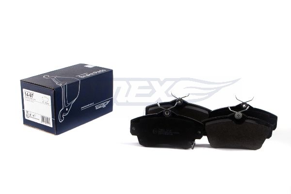 Levně Sada brzdových destiček, kotoučová brzda TOMEX Brakes 14-97