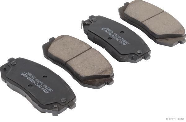 set placute frana,frana disc HERTH+BUSS JAKOPARTS J3600346