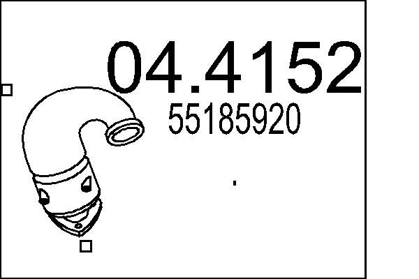 Katalizator MTS 04.4152