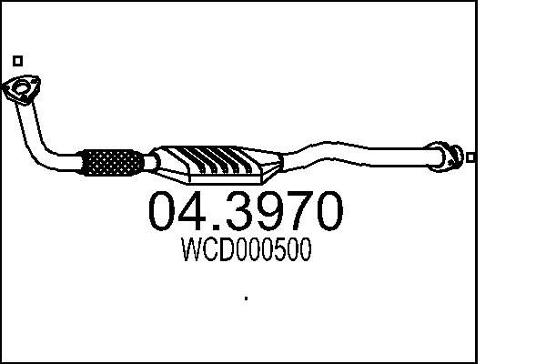 Katalizator MTS WCD000500