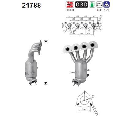 Katalizator AS 96476222