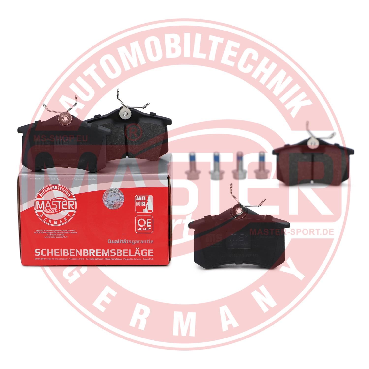 Sada brzdových destiček, kotoučová brzda MASTER-SPORT GERMANY 13046028202N-SET-MS