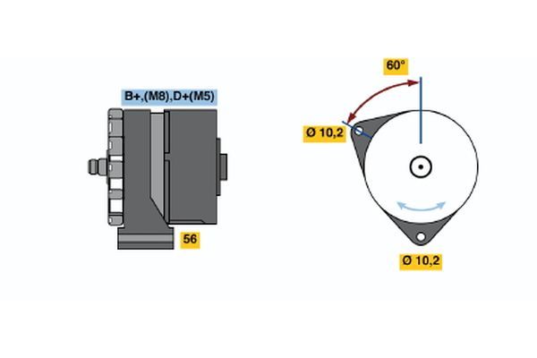 Alternator BOSCH 0 120 469 590