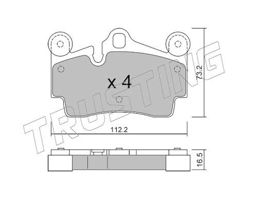 Piduriklotsi komplekt,ketaspidur