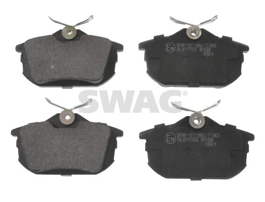 Zestaw klocków hamulcowych, hamulce tarczowe SWAG 55 91 6207