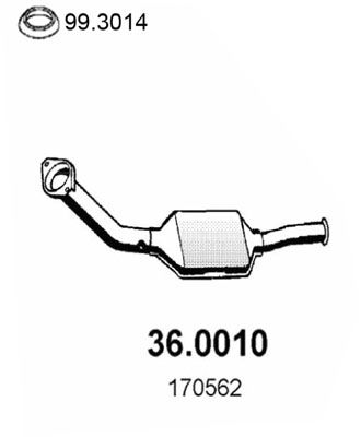 Katalizator ASSO 36.0010