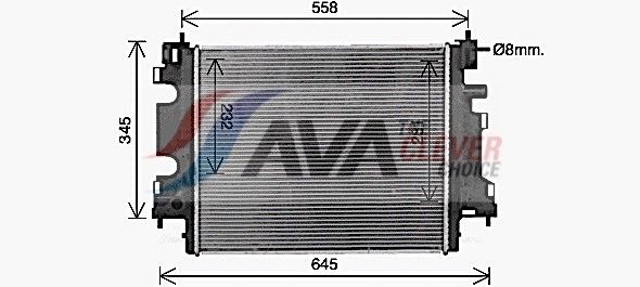Radiateur, refroidissement du moteur