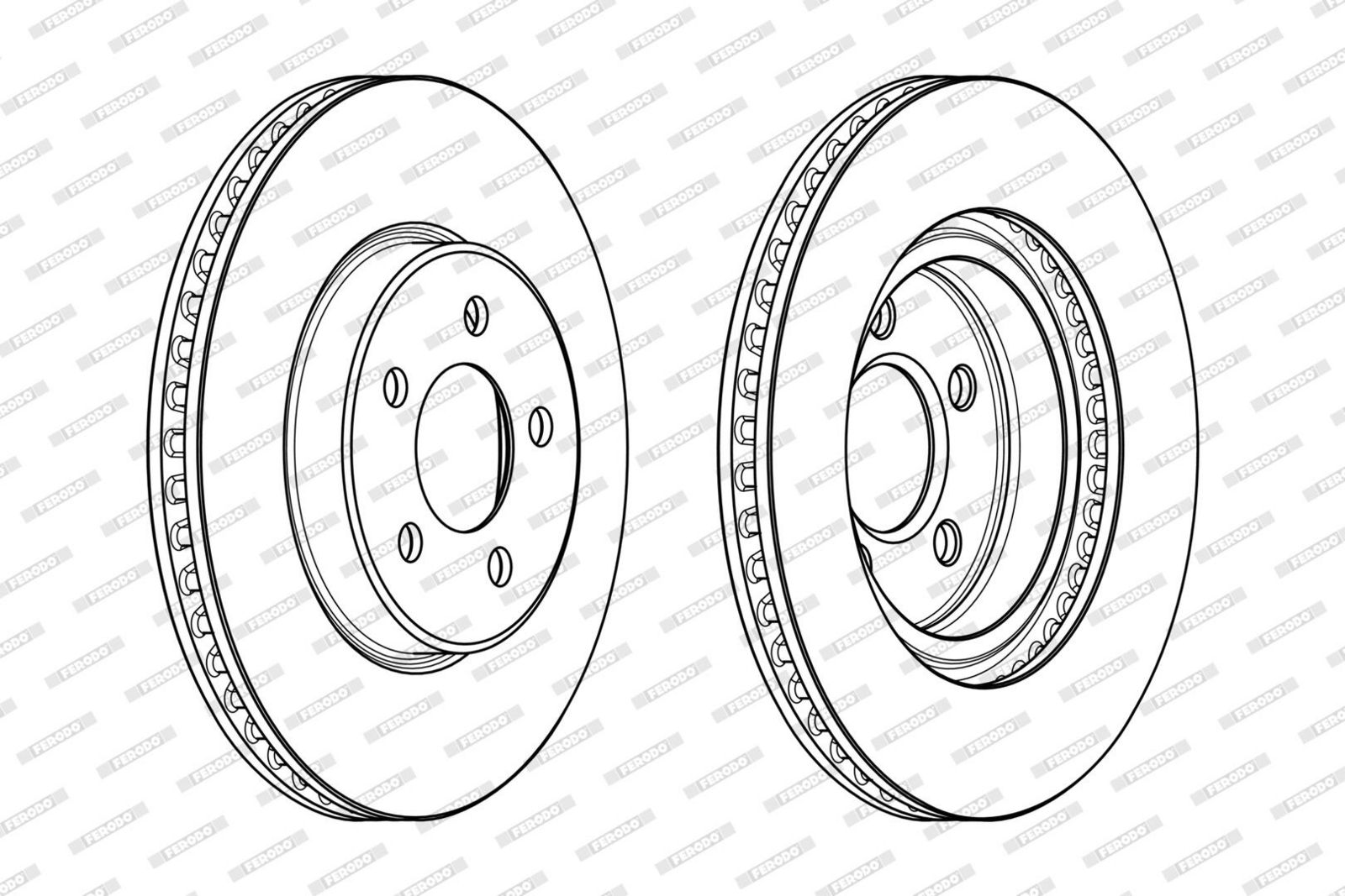 Disc frana FERODO DDF2065C