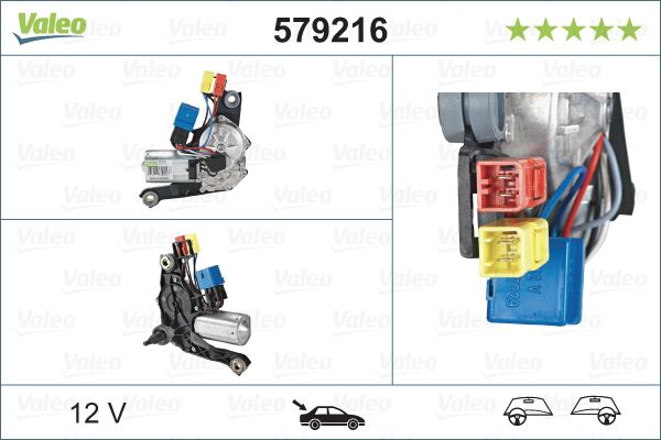 motor stergator VALEO 579216